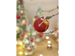 Medusa julekugle  Baby Joe Red 5 cm på juletræ - Fransenhome